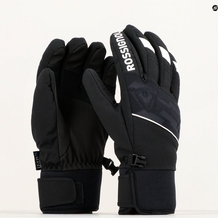 Rossignol Speed Impr černé pánské lyžařské rukavice 8