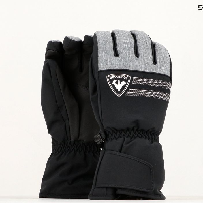 Rossignol pánské lyžařské rukavice Perf heather grey 8