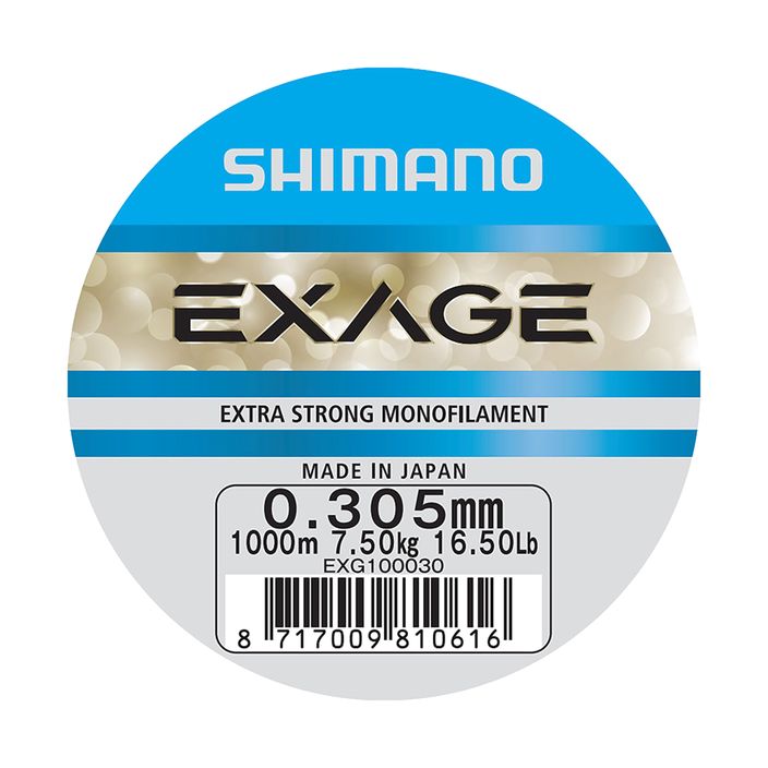 Ocelově šedý vlasec Shimano Exage 2