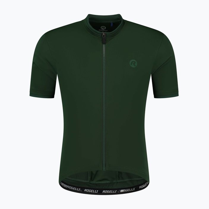 Pánský cyklistický dres    Rogelli Essential army green 3