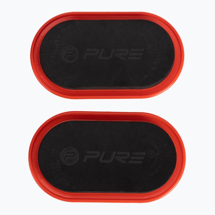 Posilovací klouzavé podložky Pure2Improve Slide Pads 2 ks černé 2209 5