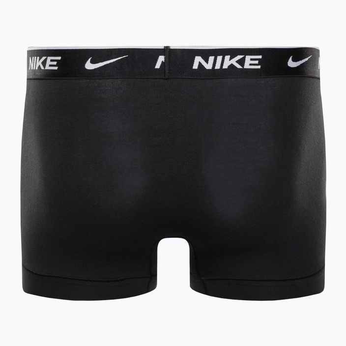 Pánské boxerky Nike Everyday Cotton Stretch Trunk 3Pk UB1 černé 2