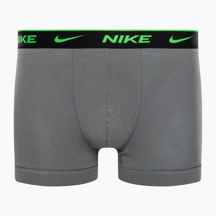 Pánské boxerky Nike Everyday Cotton Stretch Trunk 3Pk BAU geo block print/cool grey/black 5