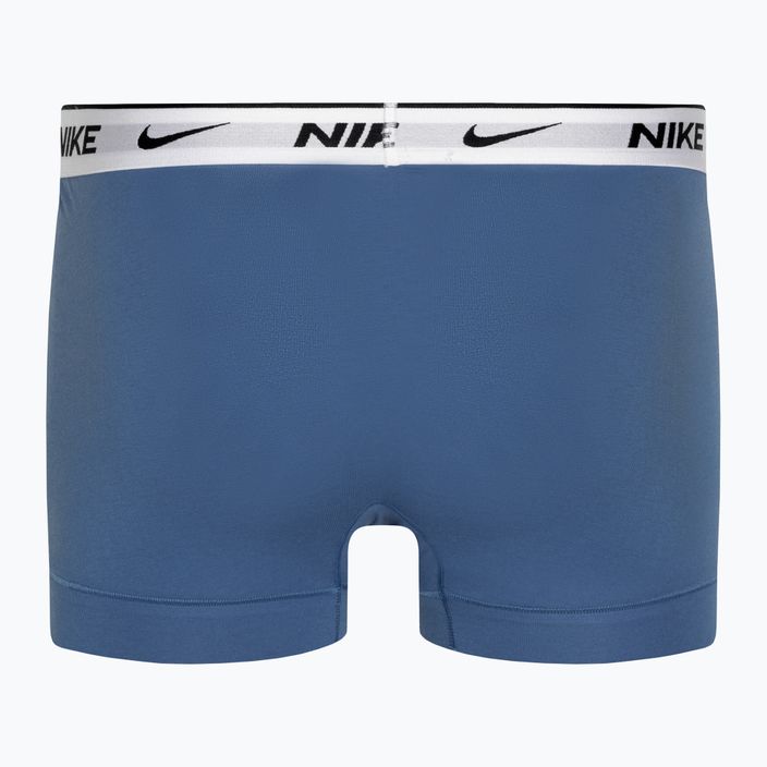 Pánské boxerky Nike Everyday Cotton Stretch Trunk 3 páry star blue/wolf grey/black white 3