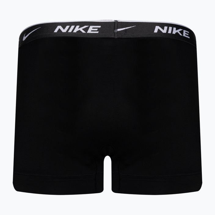 Pánské boxerky Nike Everyday Cotton Stretch Trunk 3 páry černá/fialová/oranžová 5