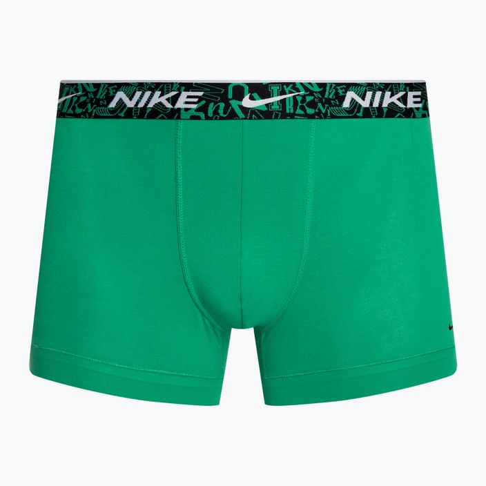 Pánské boxerky Nike Everyday Cotton Stretch Trunk 3 páry red/aquarius blue/stadium green 4