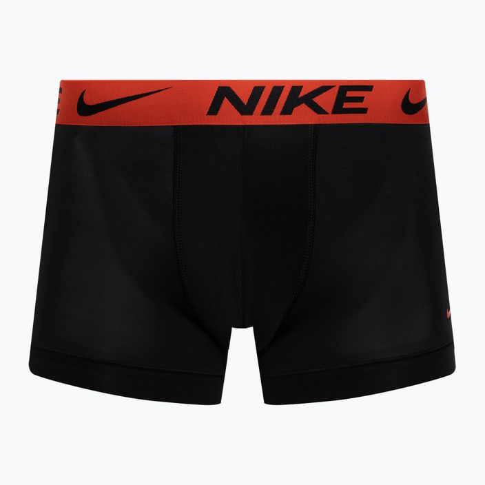 Pánské boxerky Nike Dri-Fit Essential Micro Trunk 3 páry gothic print/black/picante red 4