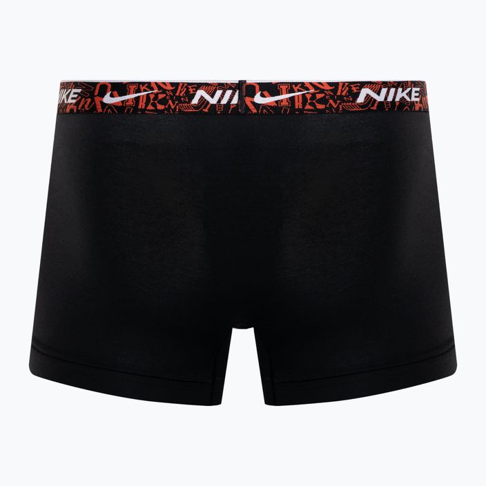 Pánské boxerky Nike Everyday Cotton Stretch Trunk 3 páry black/red/aquarius blue/green 5