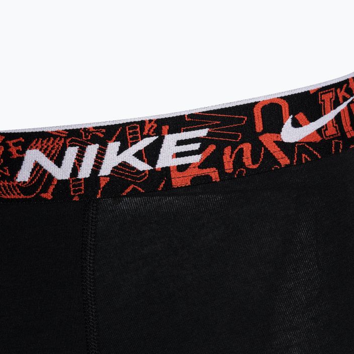 Pánské boxerky Nike Everyday Cotton Stretch Trunk 3 páry black/red/aquarius blue/green 7