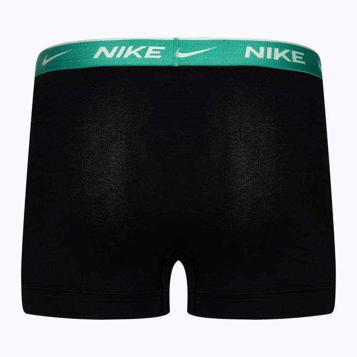 Pánské boxerky Nike Everyday Cotton Stretch Trunk 3 páry modrá/tyrkysová/růžová 5