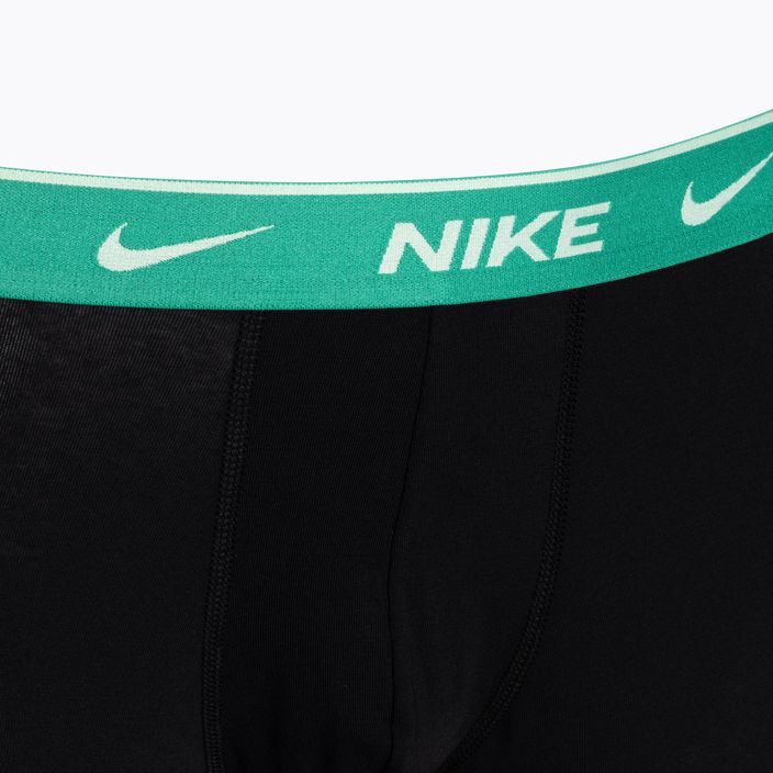 Pánské boxerky Nike Everyday Cotton Stretch Trunk 3 páry modrá/tyrkysová/růžová 6