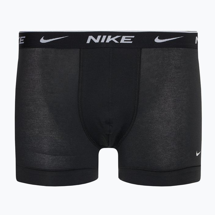 Pánské boxerky  Nike Everyday Cotton Stretch Trunk 3 páry black/armory navy/black 2