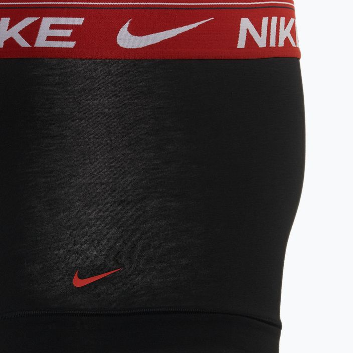 Pánské boxerky Nike Dri-FIT Ultra Comfort Trunk 3 páry black moon/dragon red/armory navy 4