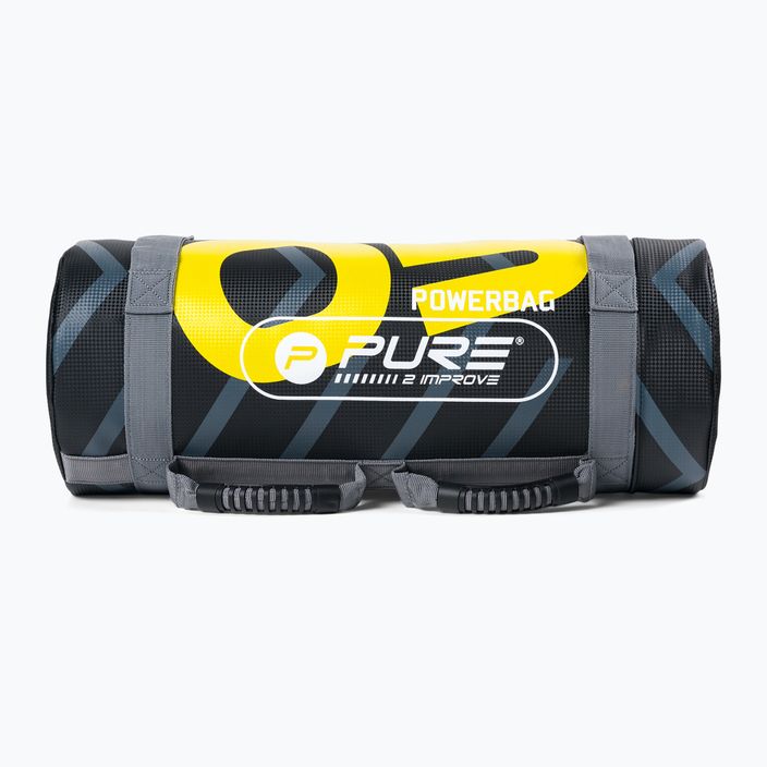 Tréninkový vak 5 kg Pure2Improve Power Bag černo-žlutý P2I201710 2