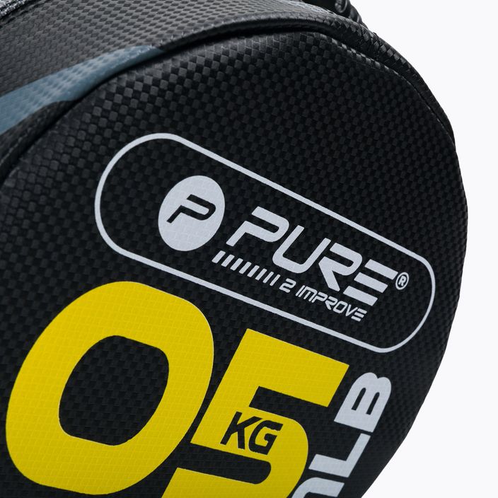Tréninkový vak 5 kg Pure2Improve Power Bag černo-žlutý P2I201710 3