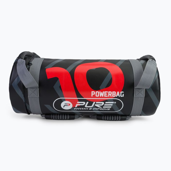 Tréninkový vak 10 kg Pure2Improve Power Bag červeno-černý P2I201720 2