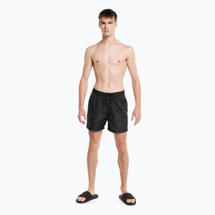 Pánské plavecké šortky Calvin Klein Medium Drawstring černé 4