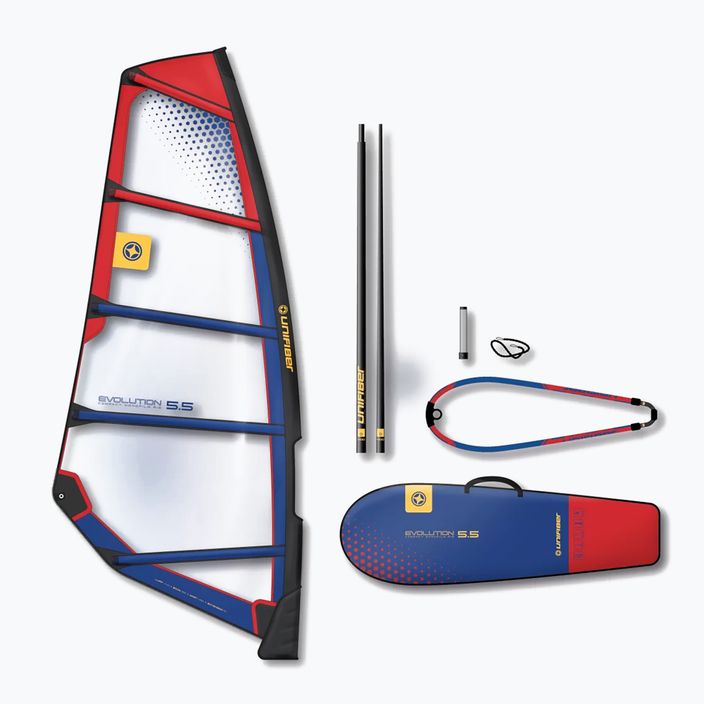 Unifiber Evolution II Complete Rig windsurfingová plachta modrá UF080035500