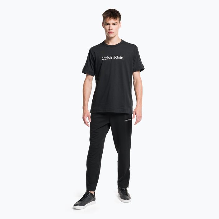 Pánské černé tričko Calvin Klein beuty 2