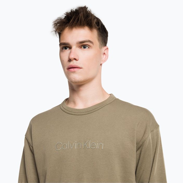 Pánský svetr Calvin Klein 8HU šedá olivová mikina 4