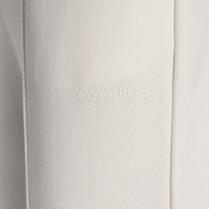 Dámské tréninkové kalhoty Calvin Klein Knit YBI white suede 7