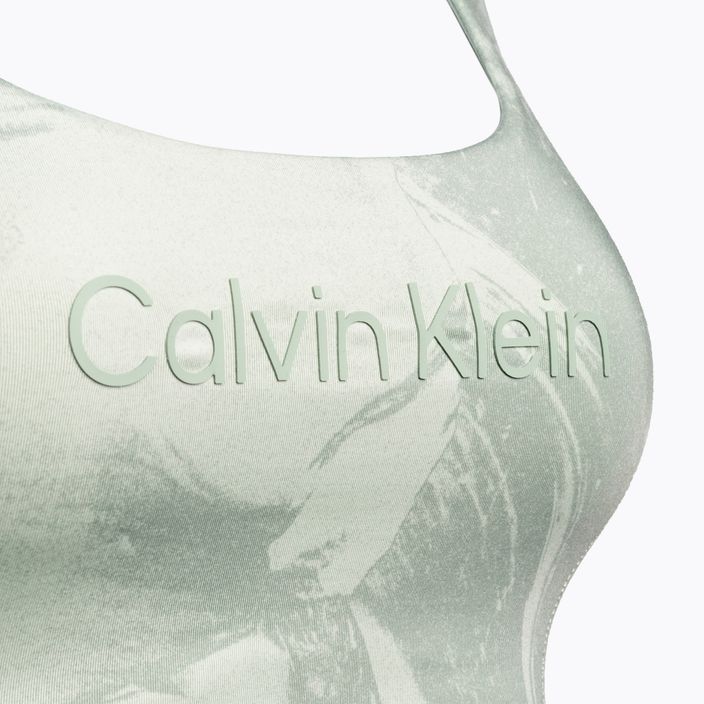 Fitness podprsenka Calvin Klein Medium Support 8UO digital rockform aop 7
