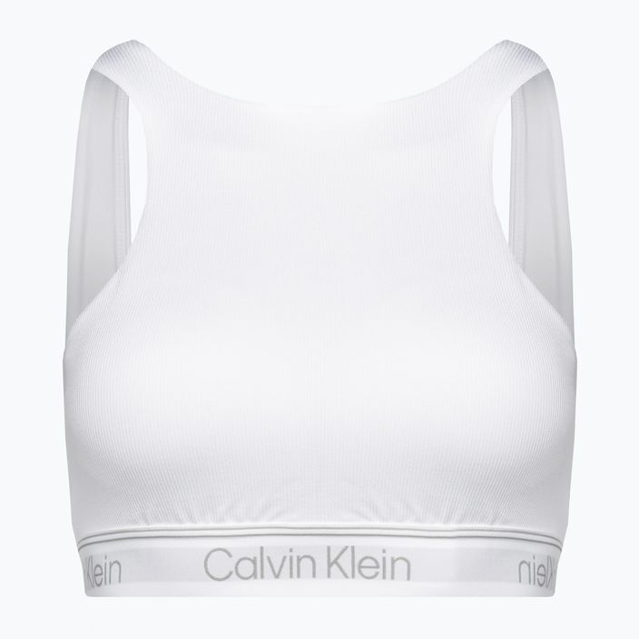 Calvin Klein Medium Support YAF jasně bílá fitness podprsenka