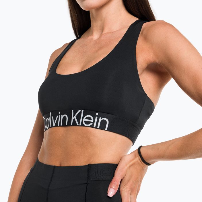 Calvin Klein Medium Support BAE black beauty fitness podprsenka 4