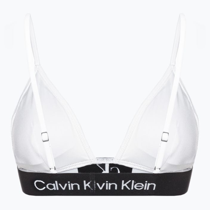 Calvin Klein Horní díl plavek Triangle-Rp bílý 2