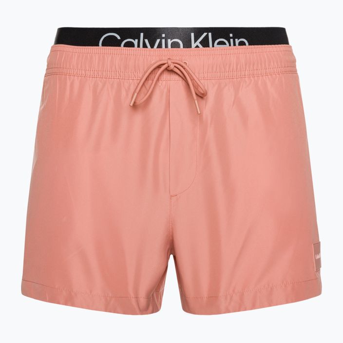 Pánské plavecké šortky Calvin Klein Short Double Wb pink