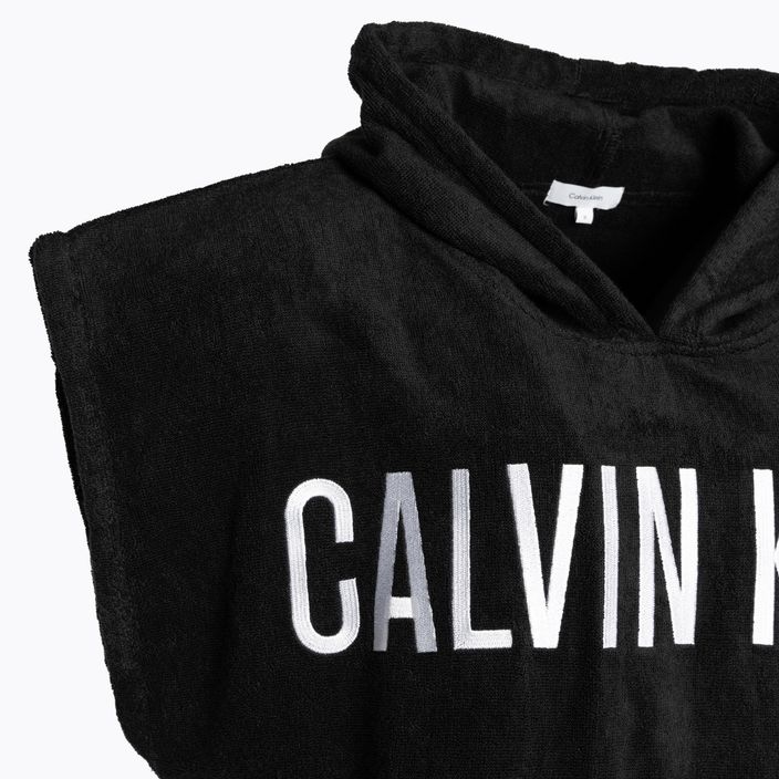 Pončo Calvin Klein Towel Hoodie black 3