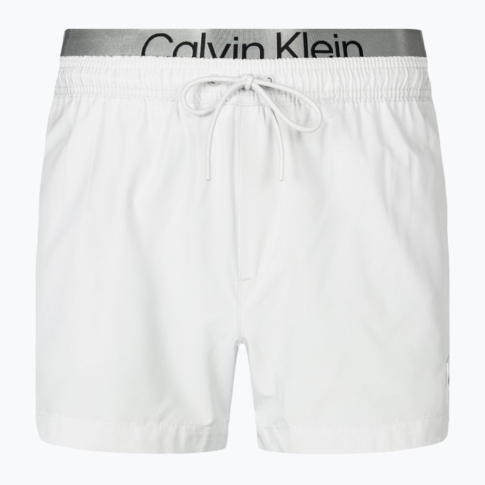 Pánské plavecké šortky  Calvin Klein Short Double Waistband nimbus cloud
