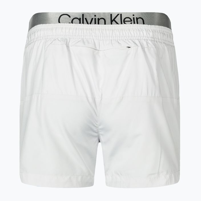 Pánské plavecké šortky  Calvin Klein Short Double Waistband nimbus cloud 2