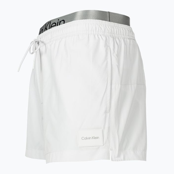 Pánské plavecké šortky  Calvin Klein Short Double Waistband nimbus cloud 3