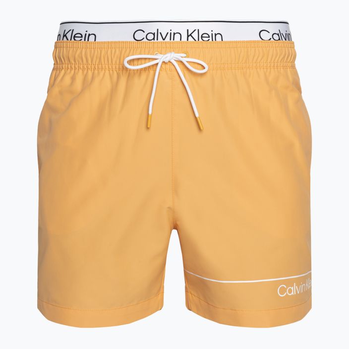 Pánské plavecké šortky  Calvin Klein Medium Double WB buff orange