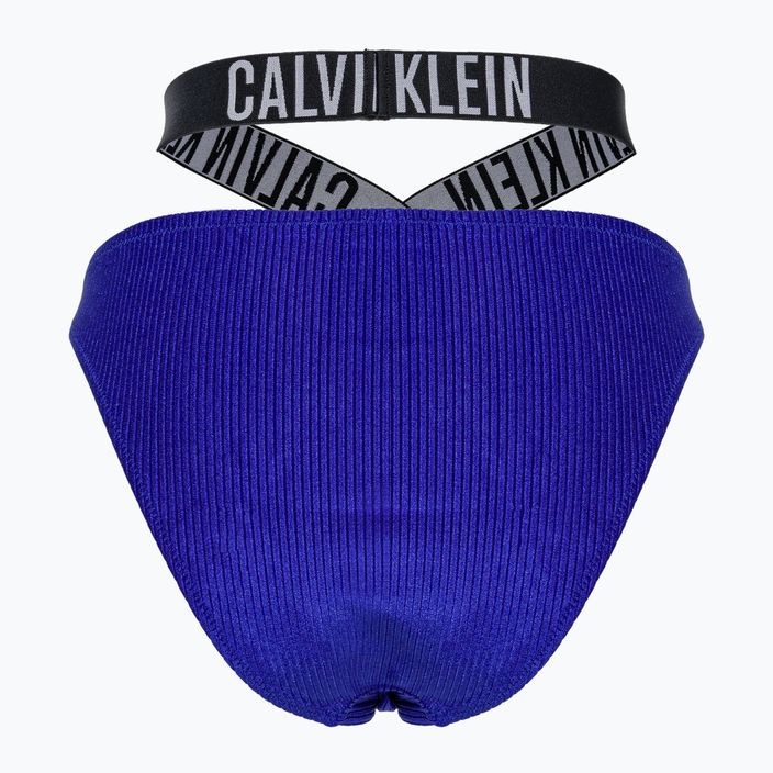Spodní díl plavek  Calvin Klein High Leg Cheeky Bikini midnight lagoon 2