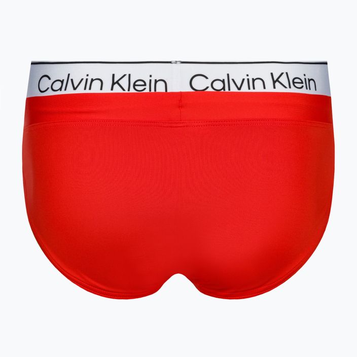 Pánské plavky  Calvin Klein Brief Double WB red 2