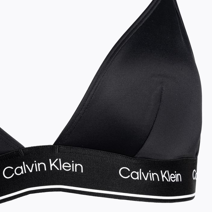Horní díl plavek  Calvin Klein Triangle-RP black 3