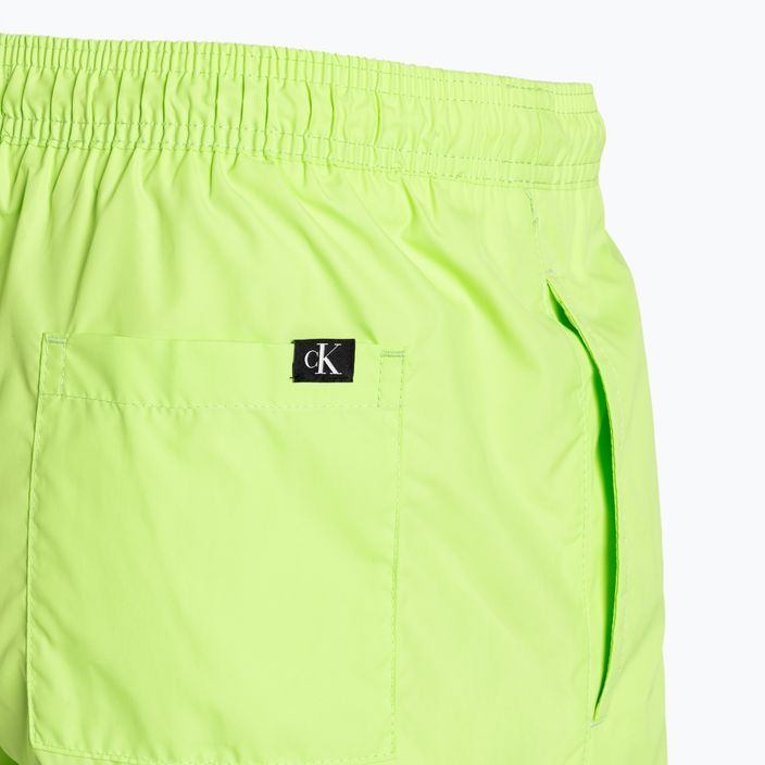 Pánské plavecké šortky  Calvin Klein Short Drawstring sharp green 4