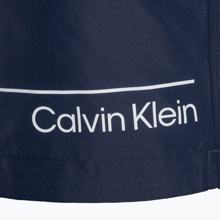 Pánské plavecké šortky  Calvin Klein Medium Double WB signature navy 5