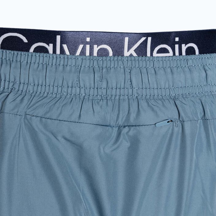 Pánské plavecké šortky  Calvin Klein Short Double Waistband muted cerulean 4