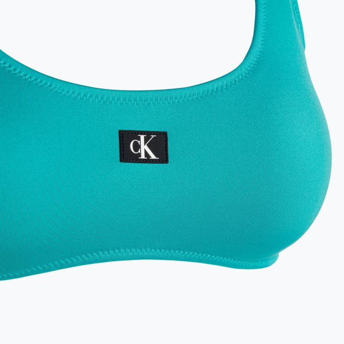 Horní díl plavek  Calvin Klein Bralette-RP blue ocean 3