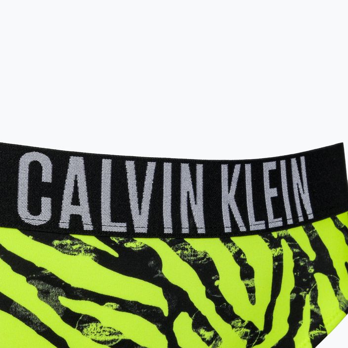 Spodní díl plavek  Calvin Klein Bikini Print zebra citrust burst 3