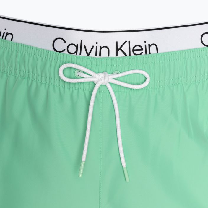 Pánské plavecké šortky  Calvin Klein Medium Double WB cabbage 3