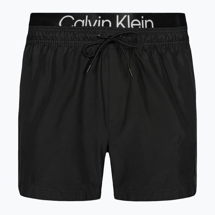 Pánské plavecké šortky  Calvin Klein Short Double Waistband black