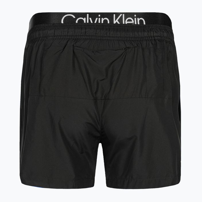 Pánské plavecké šortky  Calvin Klein Short Double Waistband black 2