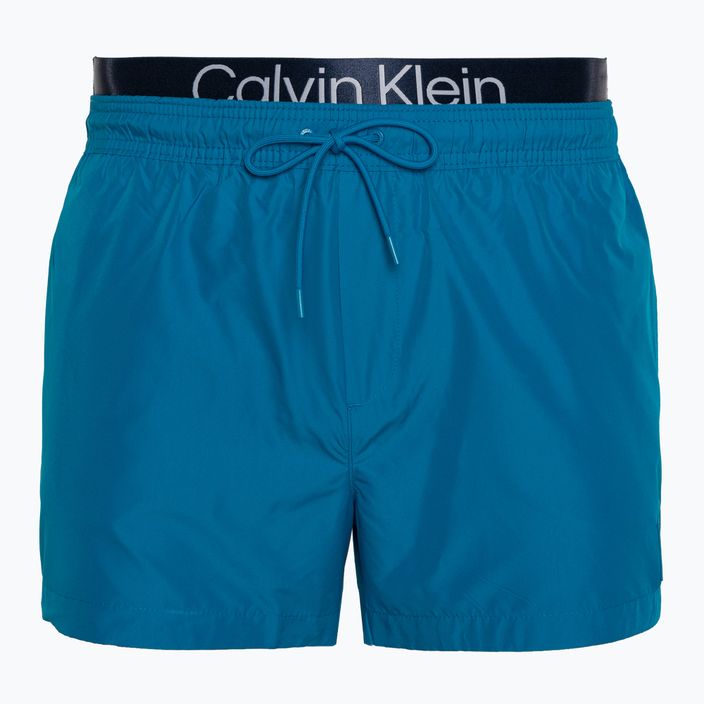 Pánské plavecké šortky  Calvin Klein Short Double Waistband ocean hue
