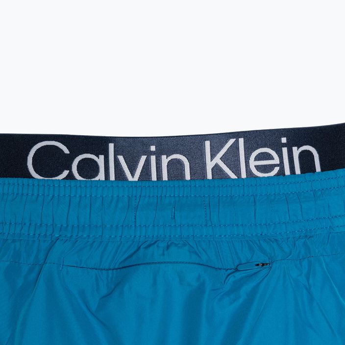 Pánské plavecké šortky  Calvin Klein Short Double Waistband ocean hue 4