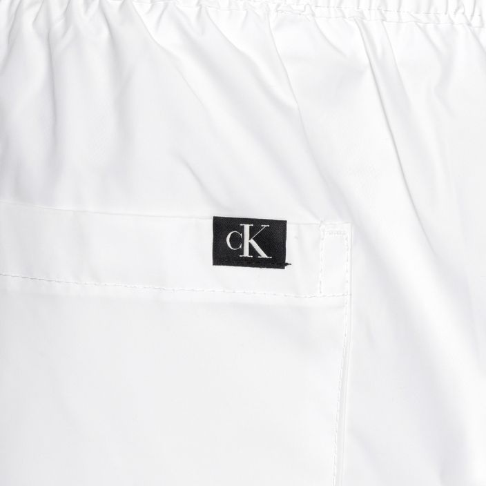 Pánské plavecké šortky  Calvin Klein Medium Drawstring classic white 4