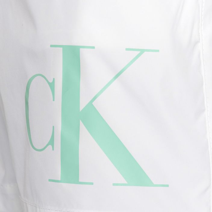 Pánské plavecké šortky  Calvin Klein Medium Drawstring classic white 5